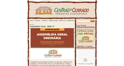 Desktop Screenshot of centraldocerrado.org.br